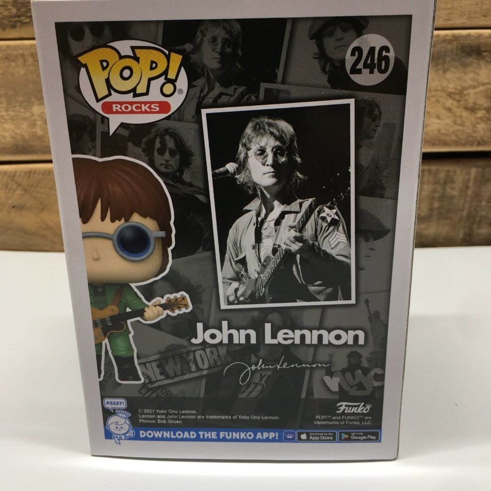 Funko POP John Lennon Guitar & Sunglasses #246 - Picture 4 of 7